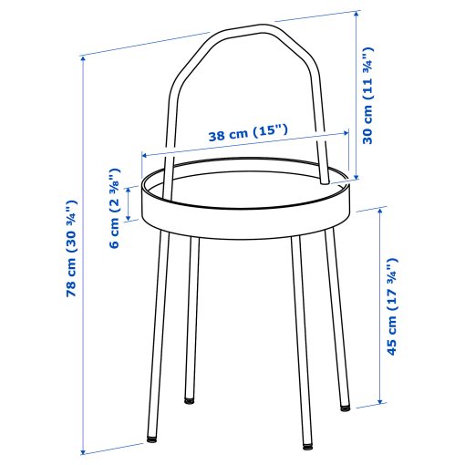 BURVIK, side table, 703.403.84