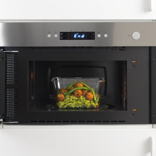 IKEA 365+, food container rectangular/glass, 1.8 l, 703.592.03