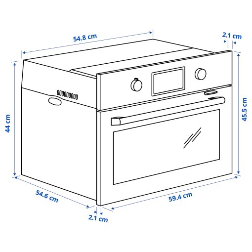 SMAKSAK, microwave combi with forced air, 704.117.72