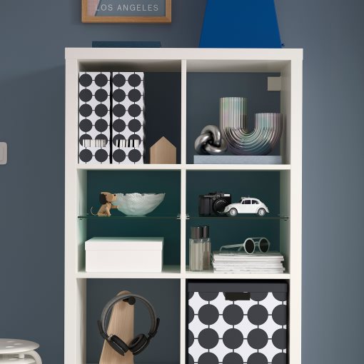 KALLAX, γυάλινο ράφι, 33x38 cm, 704.237.65