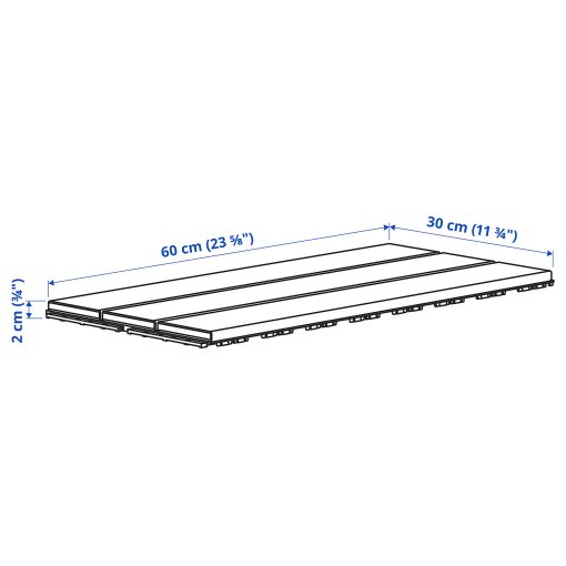UTLÄNGAN, floor decking outdoor/ 5 pack, 0.90 m², 704.804.16
