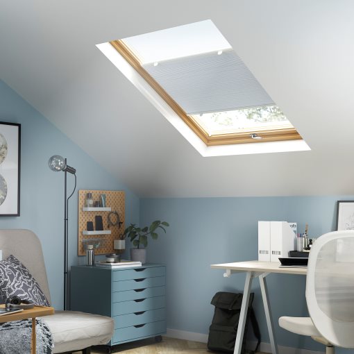 HORNVALLMO, block-out pleated blind, 100x130 cm, 705.416.22