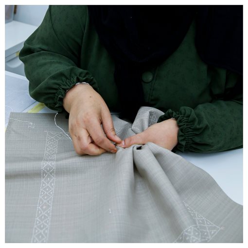 AKERNEJLIKA, κάλυμμα μαξιλαριού/λουλούδι, 50x50 cm, 705.772.01