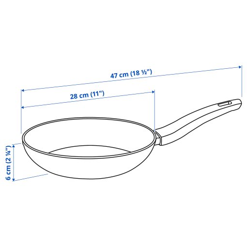 HUSKNUT, τηγάνι/αντικολλητική επένδυση, 28 cm, 705.835.51