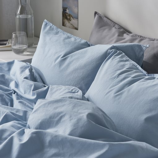 ÄNGSLILJA, duvet cover and pillowcase, 150x200/50x60 cm, 705.852.20