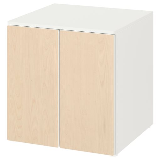 SMASTAD/PLATSA, cabinet with 1 shelf, 60x57x63 cm, 793.897.95