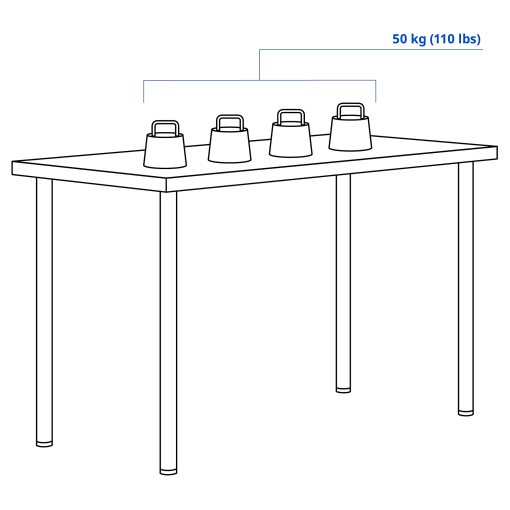 LAGKAPTEN/ADILS, desk, 120x60 cm, 794.168.74