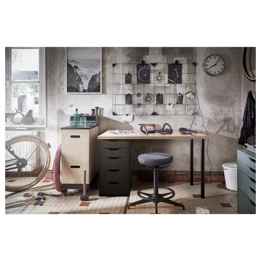 LAGKAPTEN/ALEX, γραφείο, 120x60 cm, 794.169.68