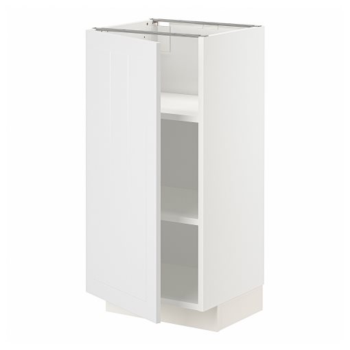 METOD, base cabinet with shelves, 40x37 cm, 794.548.37
