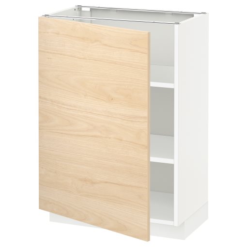 METOD, base cabinet with shelves, 60x37 cm, 794.563.65
