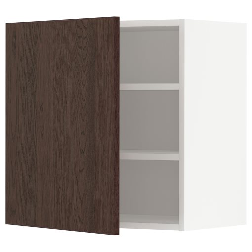 METOD, wall cabinet with shelves, 60x60 cm, 794.570.15