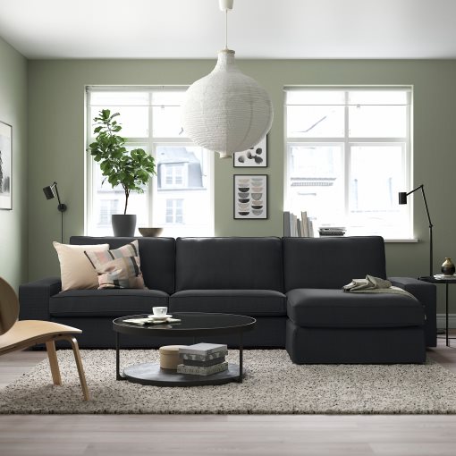 KIVIK, 4-seat sofa with chaise longue, 794.943.86