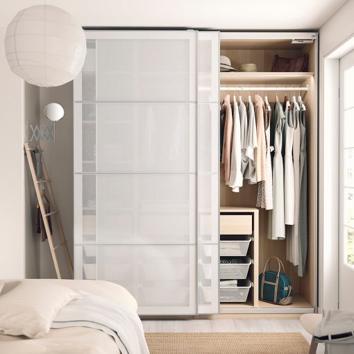 PAX, 2 wardrobe frames, 150x58x201 cm, 794.947.63