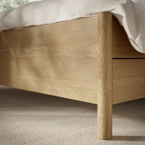 TONSTAD, bed frame with storage, 140x200 cm, 794.966.77
