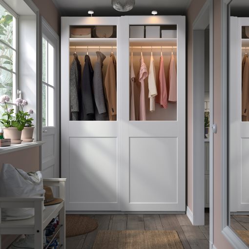PAX/GRIMO, wardrobe combination, 150x66x236 cm, 795.028.95