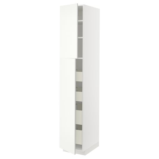 METOD, high cabinet with 2 doors/4 drawers, 40x60x220 cm, 795.070.44