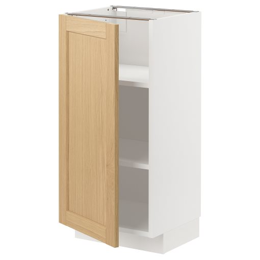 METOD, base cabinet with shelves, 40x37 cm, 795.090.95