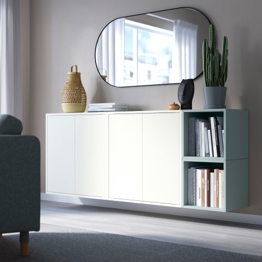 EKET, wall-mounted cabinet combination, 175x35x70 cm, 795.216.67