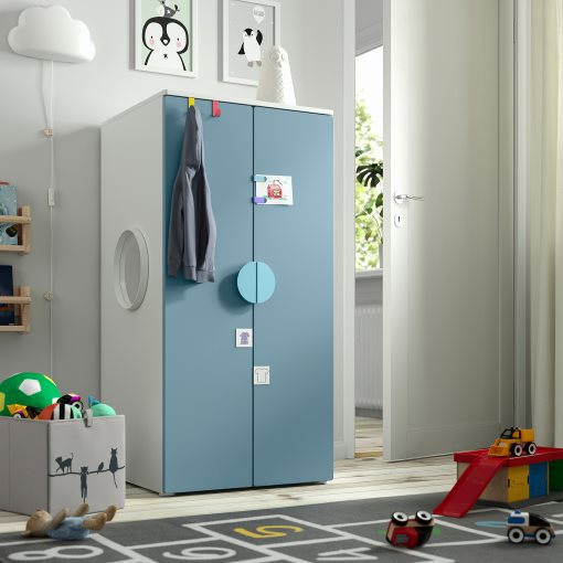 SMASTAD/PLATSA, wardrobe, 60x57x123 cm, 795.440.94