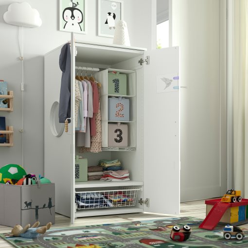 SMASTAD/PLATSA, wardrobe, 60x57x123 cm, 795.440.94
