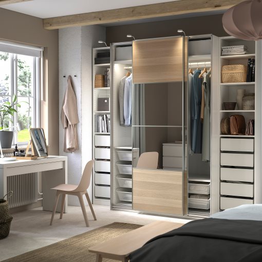 PAX/MEH/AULI, wardrobe combination, 250x66x236 cm, 795.614.27