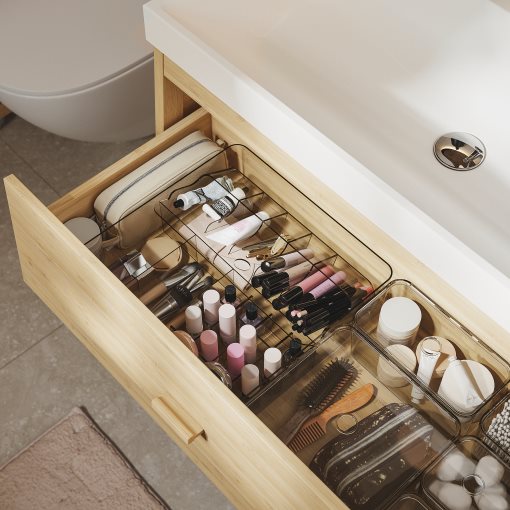 RÅGRUND/BACKSJÖ, open wash-stand with drawer/wash-basin/tap, 80x48x89 cm, 795.998.83