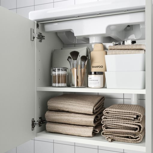 ENHET/TVALLEN, wash-stand with doors/wash-basin, 64x33x65 cm, 796.133.46