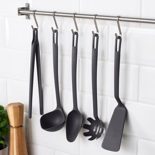 FULLÄNDAD, 5-piece kitchen utensil set, 804.359.42