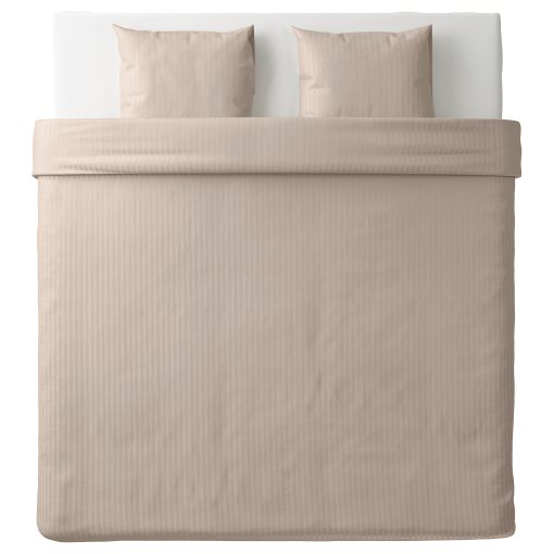 NATTJASMIN, παπλωματοθήκη και 2 μαξιλαροθήκες, 240x220/50x60 cm, 804.426.07