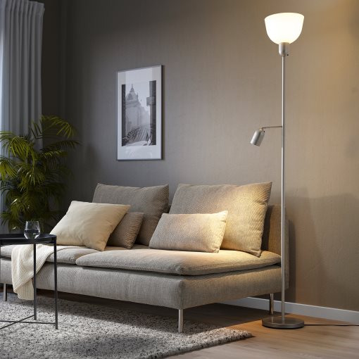HEKTOGRAM, floor uplighter/reading lamp, 804.777.10