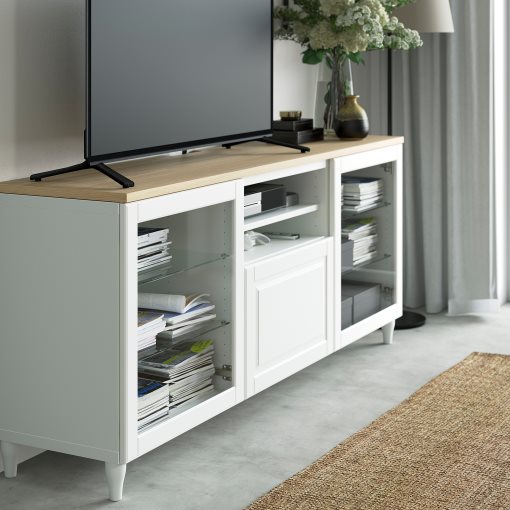 BESTÅ, άνω επιφάνεια για TV, 180x42 cm, 804.963.65