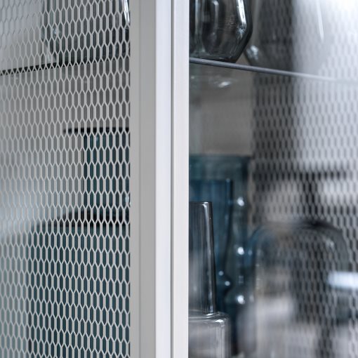 BAGGEBO, ντουλάπι με γυάλινες πόρτες, 34x30x116 cm, 805.029.98