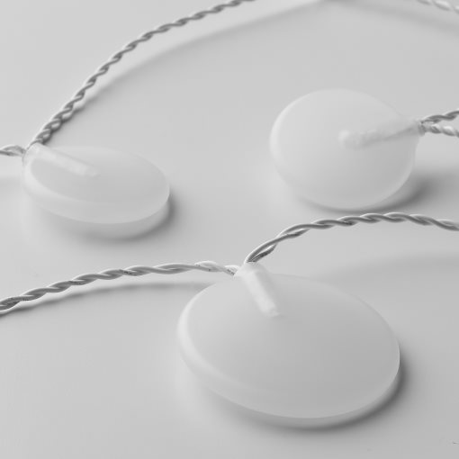 AKTERPORT, γιρλάντα φωτισμού LED με 12 λαμπτήρες, λειτουργία με μπαταρία/Βοτσαλάκια, 805.048.36