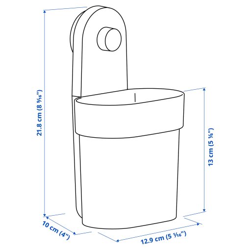 ÖBONÄS, container with suction cup, 805.155.85