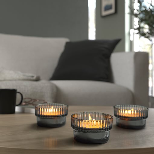 GRADVIS, candle holder/3 pack, 4.5 cm, 805.388.84