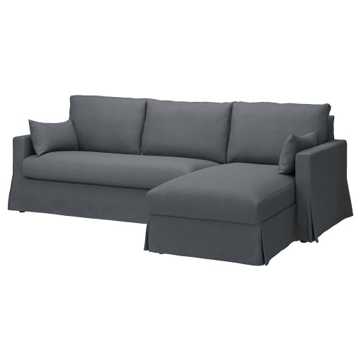 HYLTARP, κάλυμμα για 3θέσιο καναπέ με σεζλονγκ, δεξί, 805.499.05