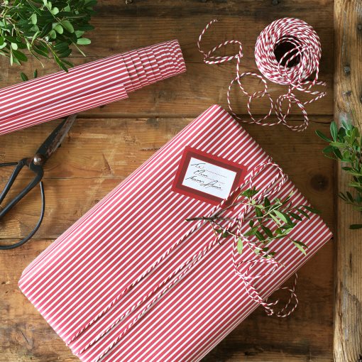 VINTERFINT, gift wrap roll/stripe pattern, 3x0.7 m, 805.557.79