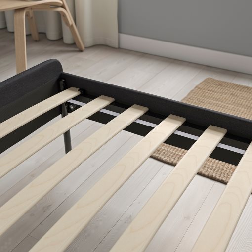 SLATTUM, upholstered bed frame, 90x200 cm, 805.712.51