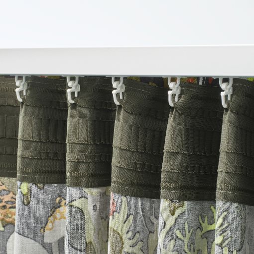 STOCKHOLM 2025, κουρτίνα με τρέσα, 2 τεμ. 145x300 cm, 806.010.88