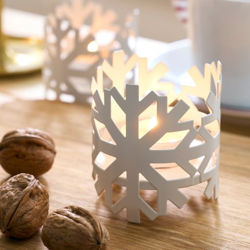 VINTERFINT, tealight holder, 8 cm, 806.048.07