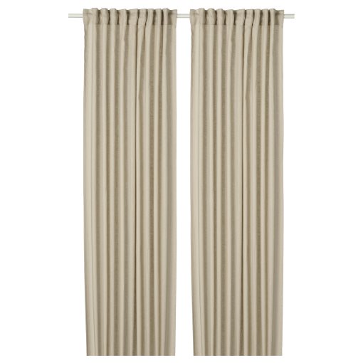 DYTÅG, curtains with heading tape/1 pair, 145x300 cm, 806.078.20
