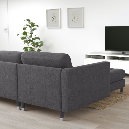 LANDSKRONA, 3-seat sofa with chaise longue, 892.726.67