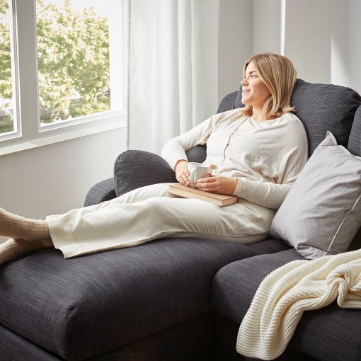 VINLIDEN, τριθέσιος καναπές με σεζλόνγκ, 893.046.87