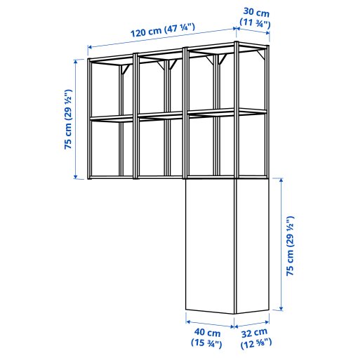 ENHET, σύνθεση αποθήκευσης για χώρο πλυντήριου, 893.314.88
