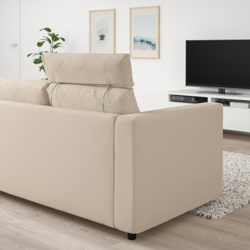 VIMLE, 3-seat sofa with headrest, 893.990.39