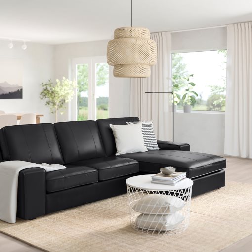 KIVIK, 3-seat sofa with chaise longue, 894.431.84