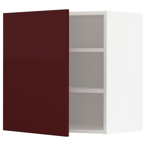 METOD, wall cabinet with shelves, 60x60 cm, 894.690.70