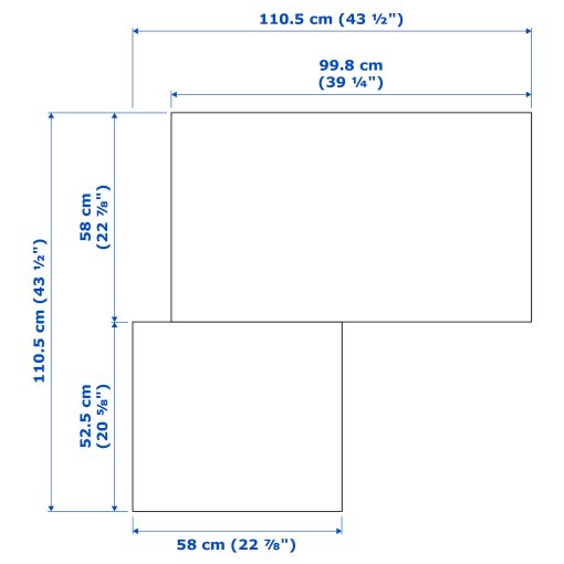 PAX/GRIMO, corner wardrobe, 110/110x236 cm, 895.026.54