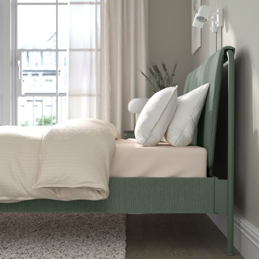 TÄLLÅSEN, upholstered bed frame, 140x200 cm, 895.147.51
