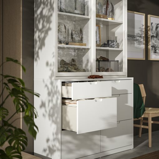 TONSTAD, storage combination with drawers, 121x47x206 cm, 895.478.84